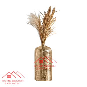 Dernier design Fabriqué en Inde Accessoires de décoration Vases à fleurs décoratifs finis en or Vases en métal de taille personnalisée Décorations - Product Image 1