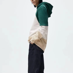 Sweat à capuche en molleton respirant pour homme, confortable et décontracté, avec logo personnalisé, en mélange de coton, vente en gros - Product Image 3