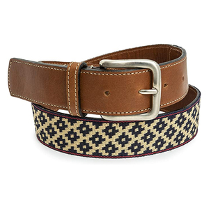 Ceinture polo en cuir véritable cousue main - Product Image 5