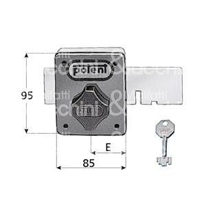 CIERRE BOMBA Aplicación ambidiestra Cilindro blindado antidesgarro-4 vueltas Apertura interna con pomo - Product Image 1