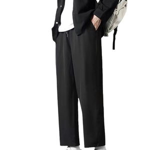 Pantalones de Traje Formales Casuales para Hombre, Pantalones Ajustados Elásticos para Hombre, Pantalones Deportivos Clásicos de Color Sólido de Talla Grande - Product Image 2