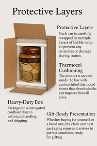 Urne funéraire en palissandre sculptée à la main boîte à souvenirs commémoratifs en bois souvenir de crémation personnalisé - Product Image 3