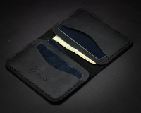 Porte-cartes en cuir Geniun pour passeport, porte-cartes, porte-monnaie, accessoires en cuir, carte de travail d'identité, porte-cartes en mousse