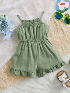 2024 nuevo mameluco de tela de algodón para niña, vestido aturdidor con hermoso diseño, conjunto de ropa sin mangas - Product Image 2