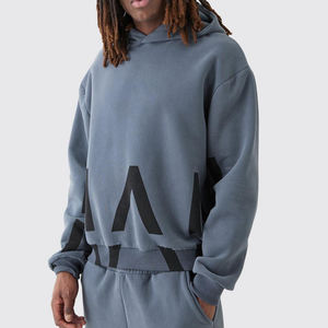 ชุดวอร์มผ้าฝ้ายโพลีเอสเตอร์สำหรับผู้ชายชุดวอร์มสำหรับผู้ชายดีไซน์โลโก้ตามสั่ง - Product Image 4