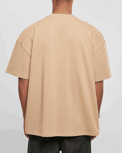 Camiseta informal de algodón 100% de alta calidad para hombre, logotipo personalizado impreso, manga corta de gran tamaño, estilo Hip Hop bordado - Product Image 3