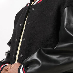 Blouson universitaire de baseball 2026 pour homme, hiver, vintage, taille standard, broderie personnalisée, haute qualité, 100 % laine - Product Image 3