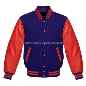 Personnalisable Hommes Extérieur Softshell Veste Ski Varsity Laine Imperméable Vêtements Décontractés Noir Orange Bleu Couleurs unies - Product Image 1