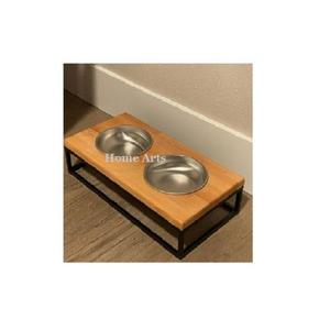 Prime Quality Stainless Steel <b>Dog</b> Feeding <b>Bowls</b> With Designer <b>Stand</b> Customized Shape Pet <b>Bowl</b> For Hot Sale - Product Image 1