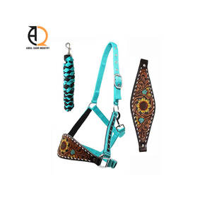 Cabestro Ajustable para Caballo, Ajuste Cómodo, Entrenamiento, Aseo, Cinta de Nailon Resistente, Hebillas de Cuero - Product Image 3