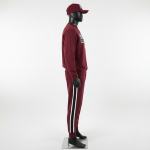 Survêtement de course décontracté personnalisé en gros pour unisexe, vêtements de sport pour jogging avec broderie, respirant, 100% coton - Product Image 3