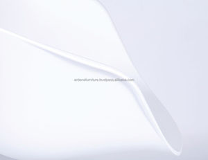 Ghế ăn kim loại màu trắng hiện đại cho phòng ăn nhà bếp nhà hàng quán cà phê nhà kho căn hộ tổ Dạ tiệc sự kiện - Product Image 5