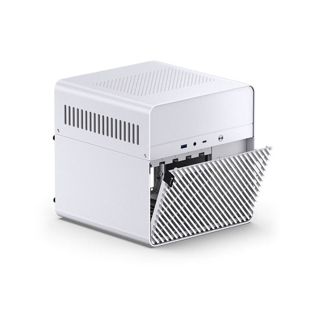JONSBO N2 Aluminum & Steel Mid Tower Mini-ITX NAS PC Case with USB Ports 4 HDD Support ATX Power Desktop Storage