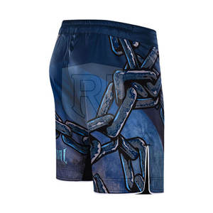 กางเกงขาสั้น MMA ของผู้ชายกางเกงขาสั้นแบบสีทึบ - Product Image 3