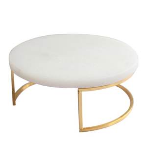 Soporte de pastel de metal con tapa de mármol para decoración del banquete de boda - Product Image 4