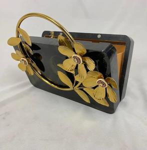 Modern Resin Clutch Bag for Women with Sophisticated Design Ideal for Formal Events and Stylish <b>Parties</b> High Quality From India - Product Image 2