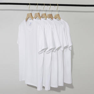 เสื้อยืดผ้าฝ้ายโพลีเอสเตอร์พรีเมี่ยมเสื้อยืดแขนสั้นคลาสสิกสีดำสีขาวเสื้อยืดฤดูร้อนคุณภาพสูงออกแบบได้ตามต้องการ - Product Image 2