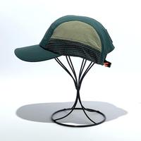 Casquettes de course à 7 panneaux vierges, non structurées, avec logo personnalisé sur le devant, visière plate, performance, plage, sport, extérieur, durables, ajustables