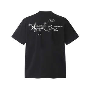 เสื้อยืดแขนสั้นสำหรับผู้ชายเสื้อยืดผ้าฝ้ายฟอกสี100% ออกแบบได้ตามต้องการสำหรับฤดูร้อน - Product Image 5