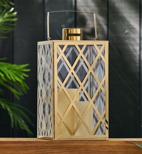 Stainless Steel Lantern Perfect <b>For</b> Outdoor <b>Patio</b> Decoration Home Garden And Wedding Party Lighting - Product Image 2