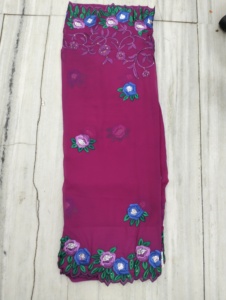 Super Quality Latest Trendy Fashion Indian Regular Wear Saree Floral Pattern Lace <b>Border</b> Anti-static Lightweight Woven Women's - Product Image 2