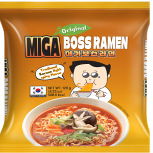 มิกาวอน บอส ราเม็งเกาหลี 125 กรัม แบบแห้ง (40 ซอง/กล่อง) - Product Image 1