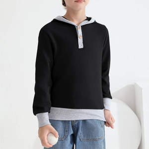 เสื้อฮู้ดปักลายสำหรับเด็ก, เสื้อสเวตเตอร์ผ้าฝ้ายออร์แกนิกแบบมีซิปสามารถระบายอากาศได้หลายสี - Product Image 3