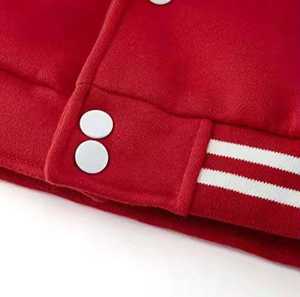 Chaqueta Universitaria Personalizada, Chaqueta Deportiva de Béisbol, Algodón, Lana y Cuero, Calidad Premium, Chaquetas Unisex de Baloncesto - Product Image 4