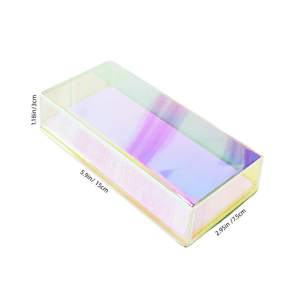Boîte de Cravate pour Cils avec Couvercle en Acrylique pour Extensions de Plateau de Cils Design Personnalisé Service OEM - Product Image 4