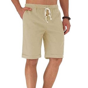 Shorts de jogging pour hommes en molleton 100% coton, sur mesure, prix de gros, taille élastique, pour la gym et le fitness, couleur unie - Product Image 6