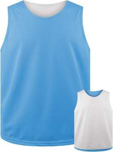 Maillots de sport réversibles unisexes pour adultes en mesh, pour basketball, football, entraînement, avec logo personnalisé imprimé, respirants, imperméables, séchage rapide - Product Image 3