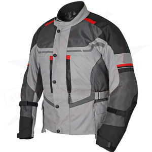 Vente en gros Cordura Racing Biker Veste d'équitation Textile Moto Veste CE Standard Armure Imperméable Tous Temps Coupe-Vent Imprimé - Product Image 1