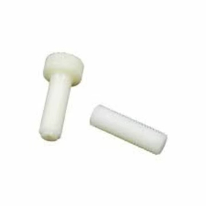 Tornillos hexagonales de nailon blanco de calidad premium, también conocidos como tornillos de cabeza cilíndrica o tapones de sellado, se fabrican con material de nailon. - Product Image 1