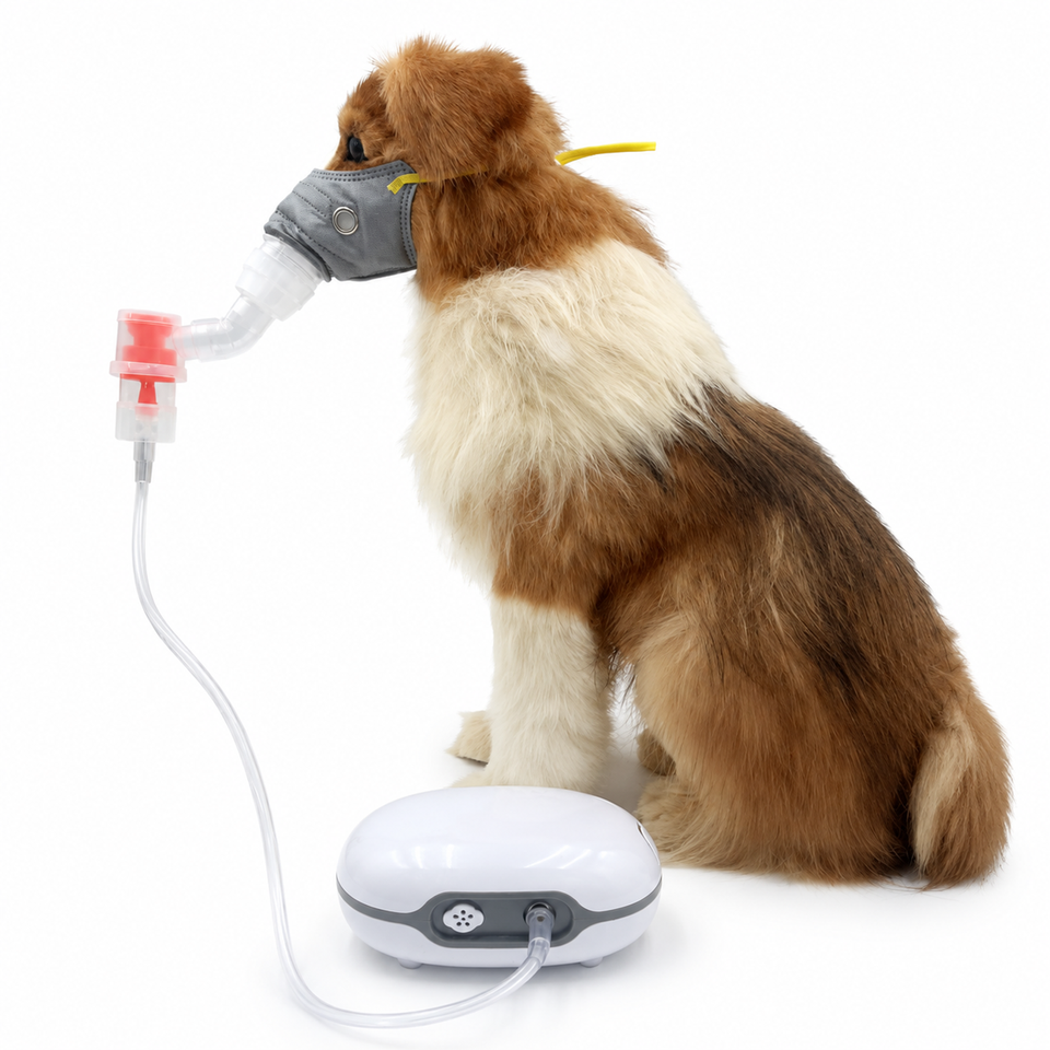 Atomization Mask Puppy Nebulizer Mask Kit With Compression Nebulizer Multiple Mask Sizes ...