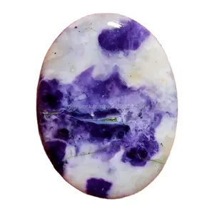 Mooie Witte En Blauwe Morado Opaal Cabochon Losse Edelstenen Glad Gesneden Mix Vorm En Maat Edelsteen Voor Het Maken Van Sieraden