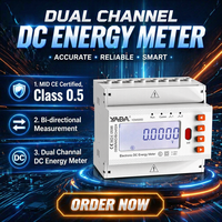 Medidor de Energía Inteligente CC con Certificación MID CE, RS485 Modbus Bidireccional, Monitor de kWh para Estaciones de Carga de Vehículos Eléctricos, Medición de Facturación