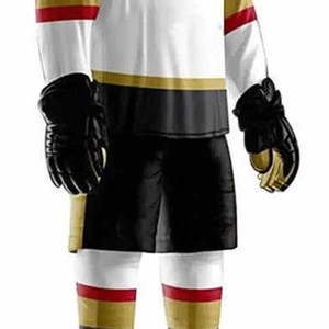 Conjunto de Jersey de Hockey sobre Hielo Personalizado de Alta Calidad, Último Diseño, Uniforme Unisex para Adultos, 100% Poliéster, Secado Rápido y Transpirable - Product Image 6