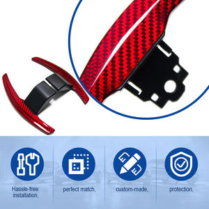 Extensión de palanca de cambio de <span class=keywords><strong>volante</strong></span> de fibra de carbono, accesorio para <span class=keywords><strong>BMW</strong></span> 1 2 3 4 5 6 7 Series F30 X1 X2 X4 X5 X6 I8 M2 M3 M4 M5 M6 X5M X6M - Product Image 4