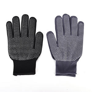 Gants tricotés à Double points en PVC sans couture, gants de sécurité pour le travail de protection de l'industrie de la construction en coton et polyester pour hommes - Product Image 2