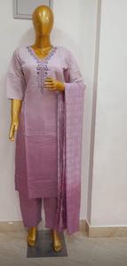 ชุดเคอร์ติสผ้าฝ้ายพิมพ์ลายดอกไม้ชุดเคอร์ติสคอตตอนสำหรับใส่ทำงานพิมพ์ลายดอกไม้ - Product Image 3