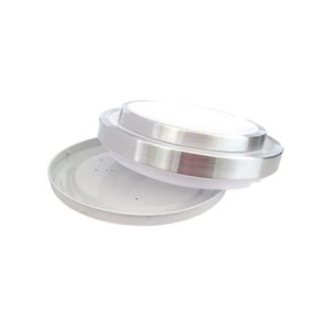 Plafoniera rotonda vuota diametro 380mm modello doppio anello per piastre a LED/plafoniera - Product Image 1