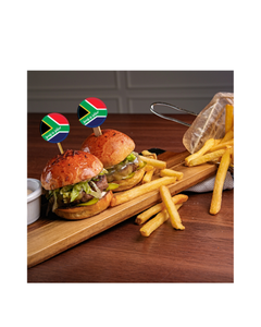 Sudáfrica, el local favorito es Lekker, 3 cm, 300 pegatinas por rollo, bandera nacional - Product Image 3