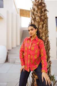 เสื้อคลุมยาวผ้าฝ้ายพิมพ์ลายสัตว์ในชีวิตประจำวันสำหรับผู้หญิงเสื้อสวยใส่ดูเซ็กซี่ - Product Image 5