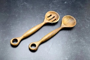 High Quality Modern Luxury Eco-Friendly Disposable Degradable <b>Wooden</b> Cutlery <b>Set</b> Lightweight Long Handle <b>Spoons</b> Camping Kitchen - Product Image 2