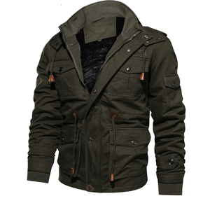 Vente en gros d'usine de haute qualité Veste de sport softshell pour hommes grande taille Vêtements d'extérieur à col montant avant Respirant et écologique - Product Image 3