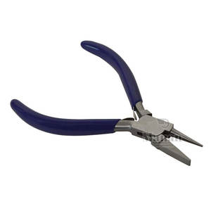 MANAN INSTRUMENTS Alicates de Joyería de Punta Redonda Plana de Acero Inoxidable, Herramienta para Hacer Lazos y Doblar Alambre, 5 Pulgadas, DIY - Product Image 2