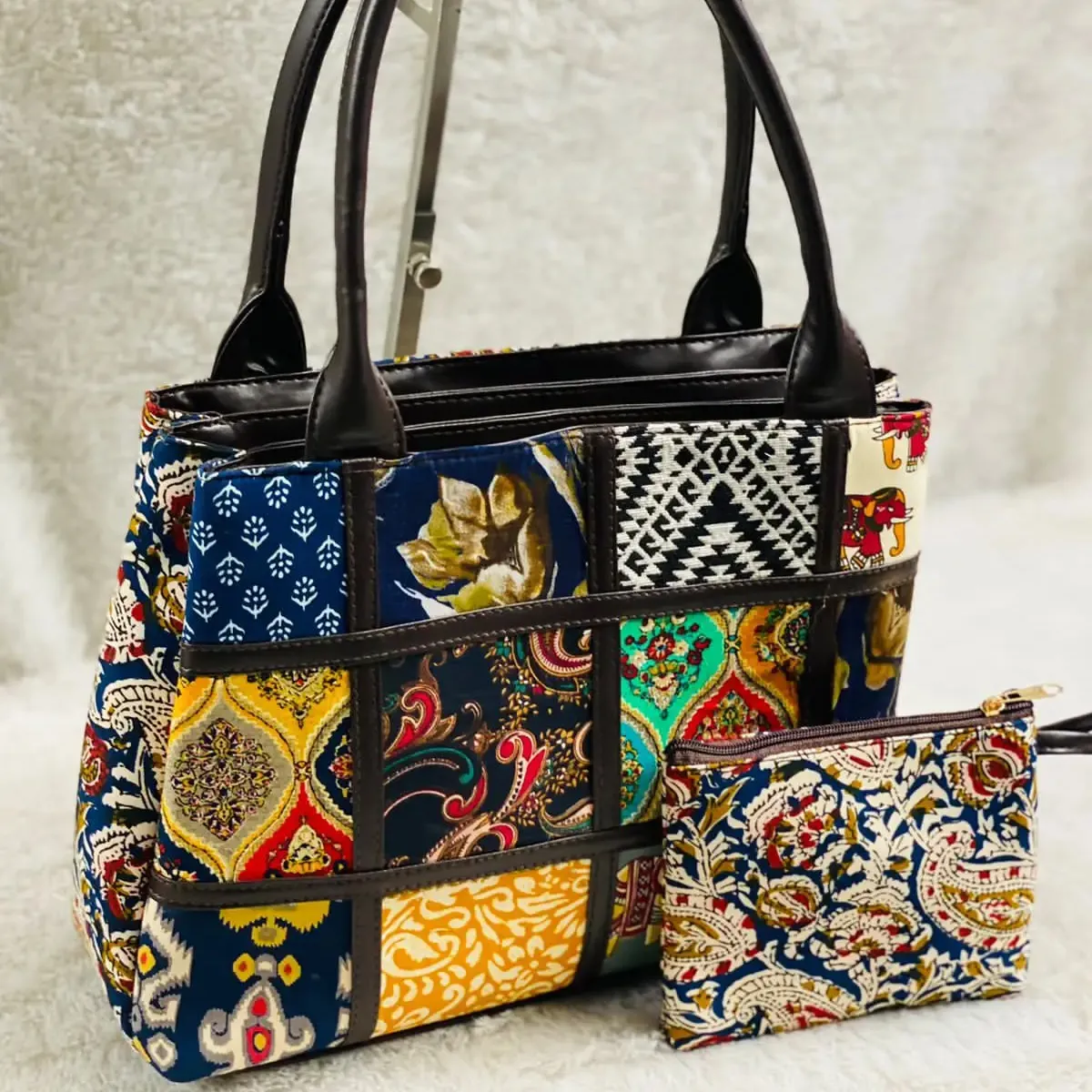 ショルダーバッグインド女性用トートバッグ財布レディース & ガールズショルダー & ハンドバッグ
