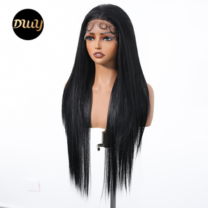 Perruque Lace Frontale DWY Longue 13x6, Cheveux Vierges Pré-Pluckés, Dentelle Transparente, Dentelle Frontale Extensible de 6 Pouces, 36 Pouces Extensible - Product Image 6
