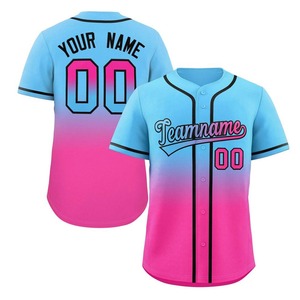 Best Sale High Quality Custom <b>Heat</b>-Transfer Printed Breathable 100% Polyester Baseball Jersey 2025 New Design - Product Image 5
