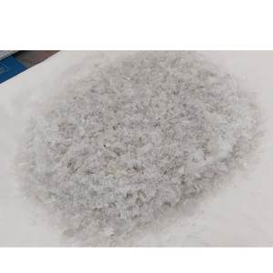 Vente en gros de qualité flocons pour animaux de compagnie lavés à chaud déchets de plastique recyclés PET usagés personnalisés acheter de l'exportateur français. - Product Image 1